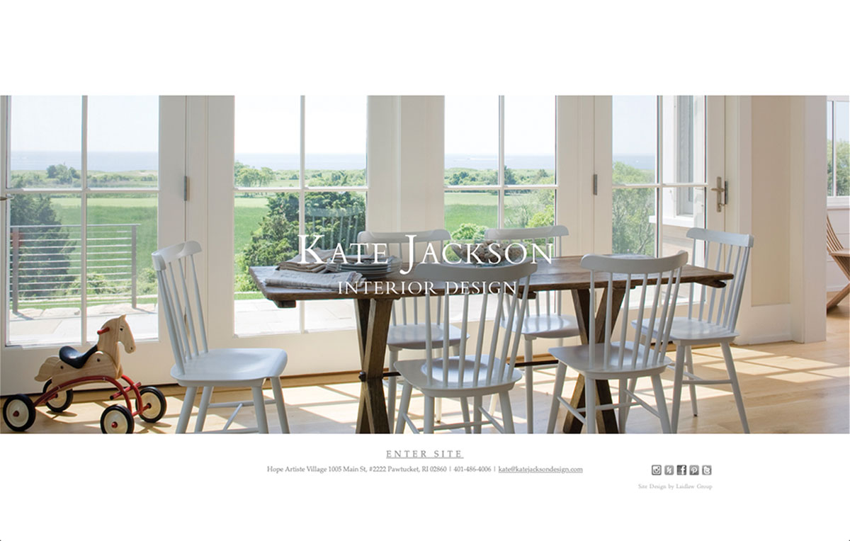 Kate Jackson Website Home Page Interior design gallery