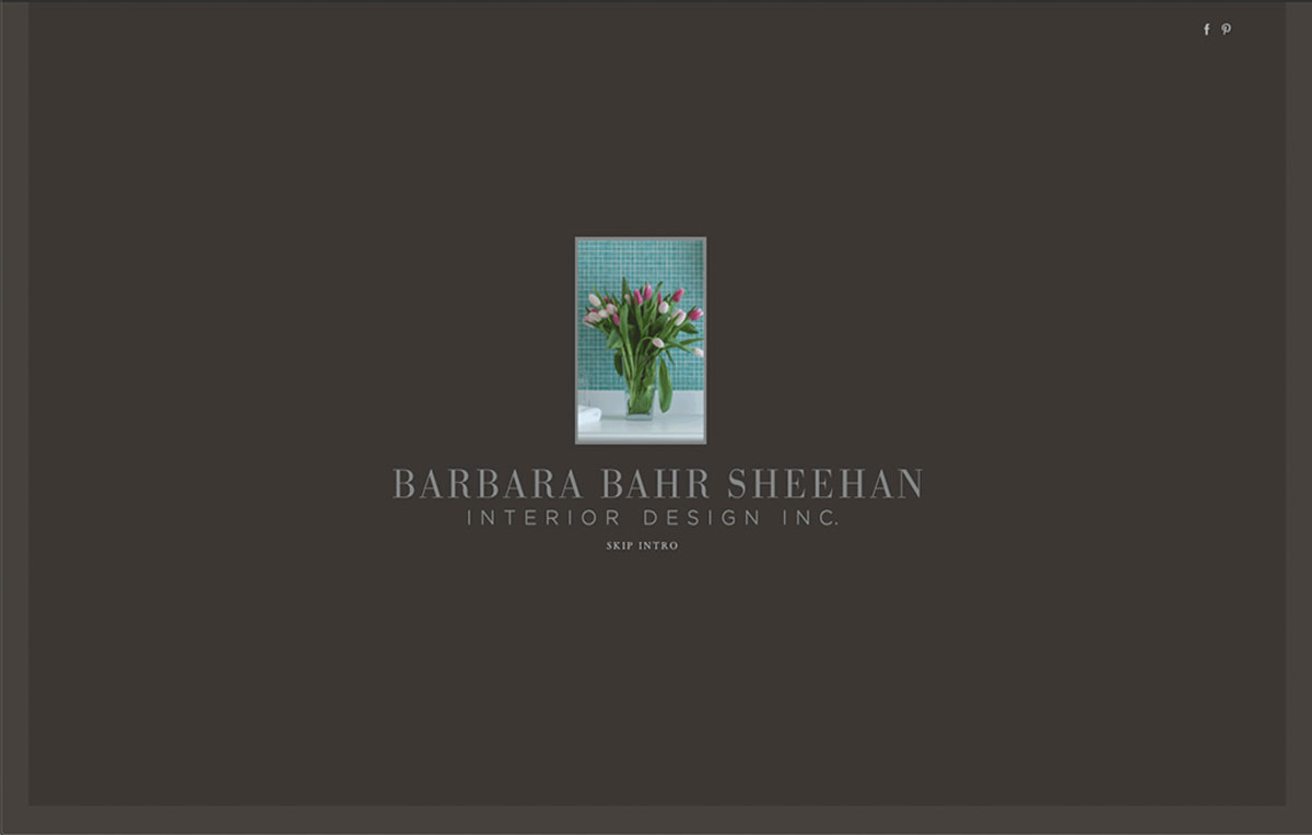 Barbara Bahr Sheehan Interior Design Website Intro