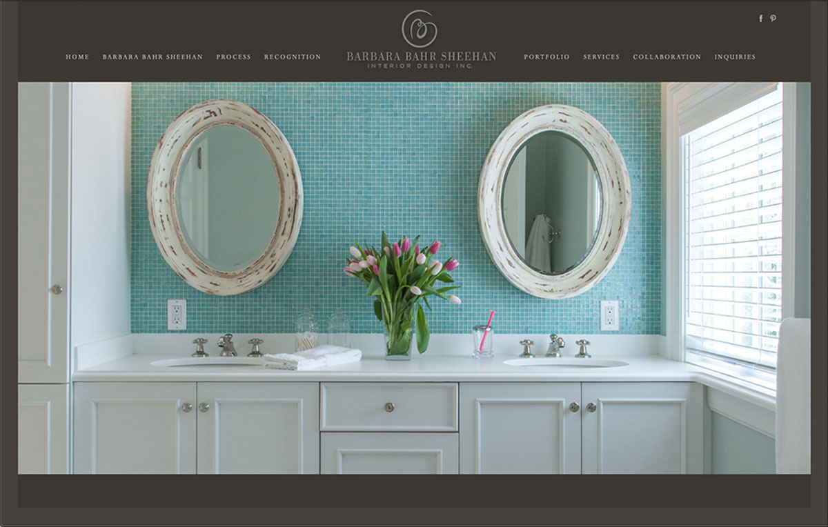 BB Sheehan Website Bathroom Design Landing Page