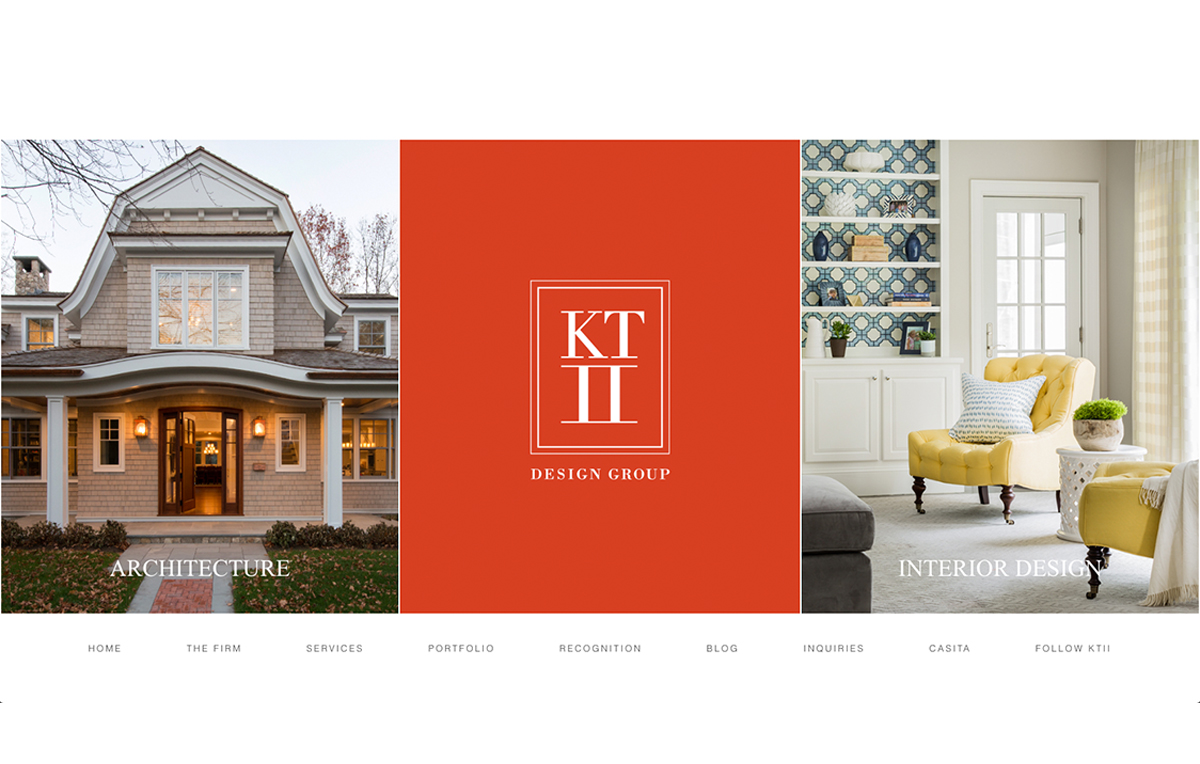 KTII Website Landing Page