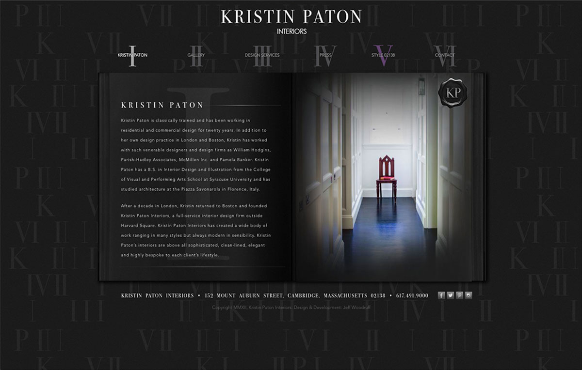 Kristin Paton Website About Kristin Paton