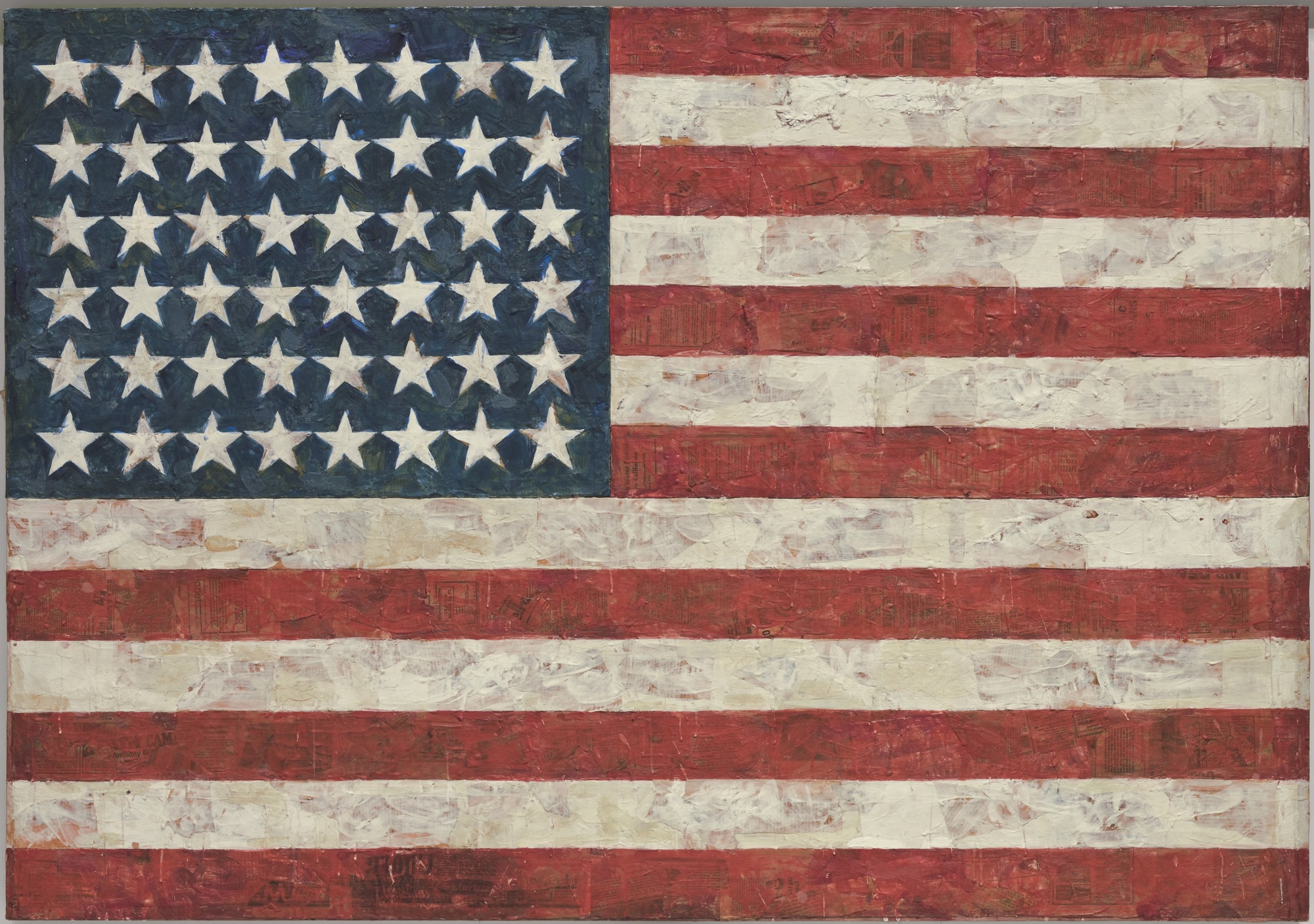 Jasper Johns flag used to celebrate 4th of July