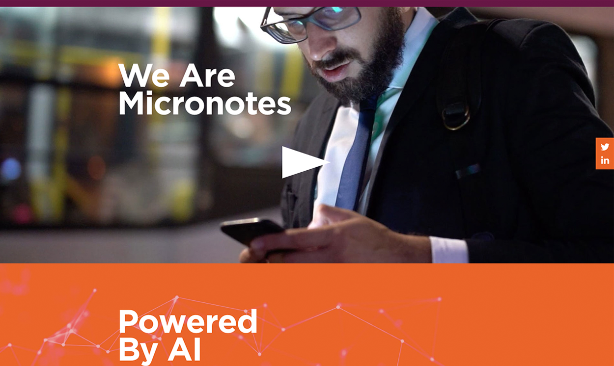 Website Design: We are Micronotes
