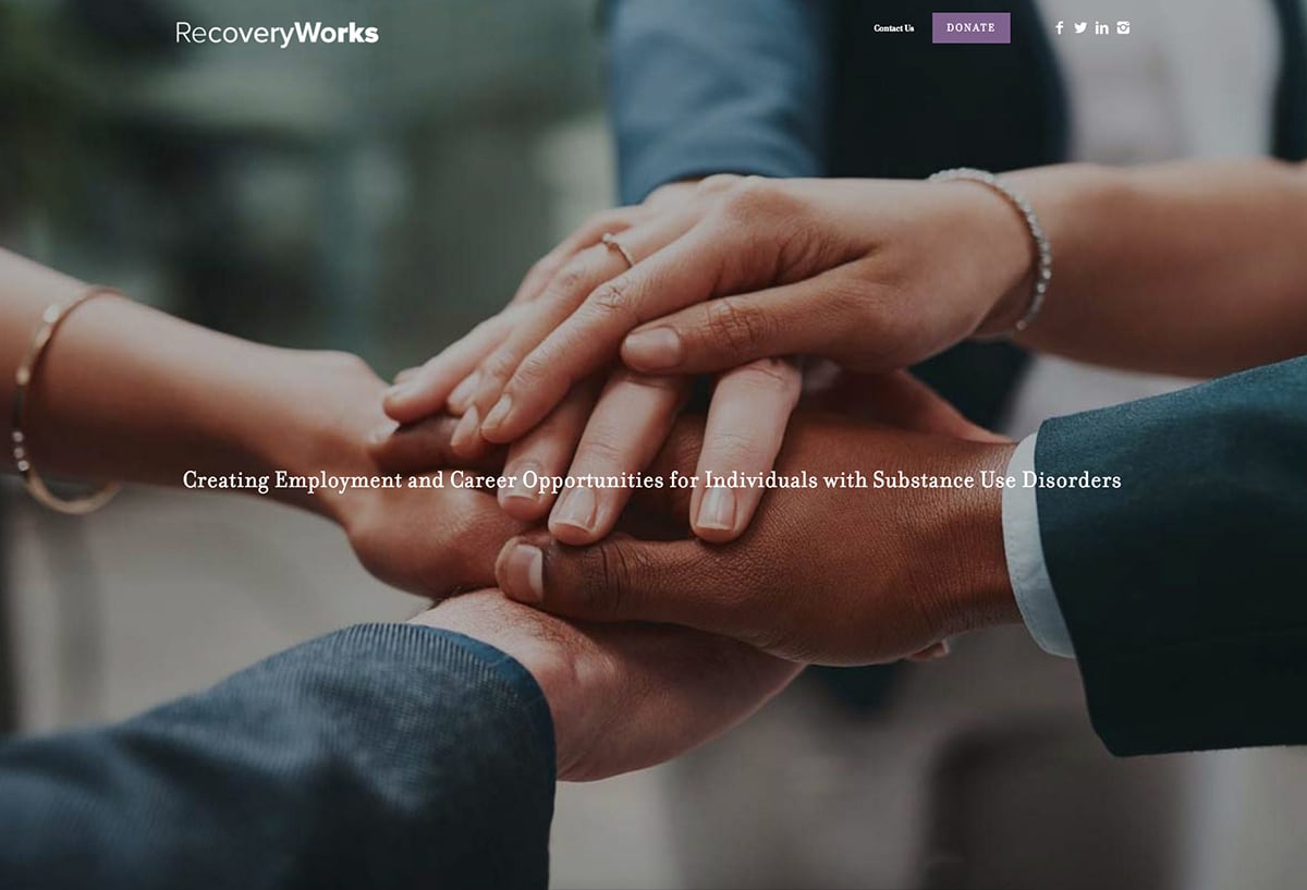 Recovery Works Website Design