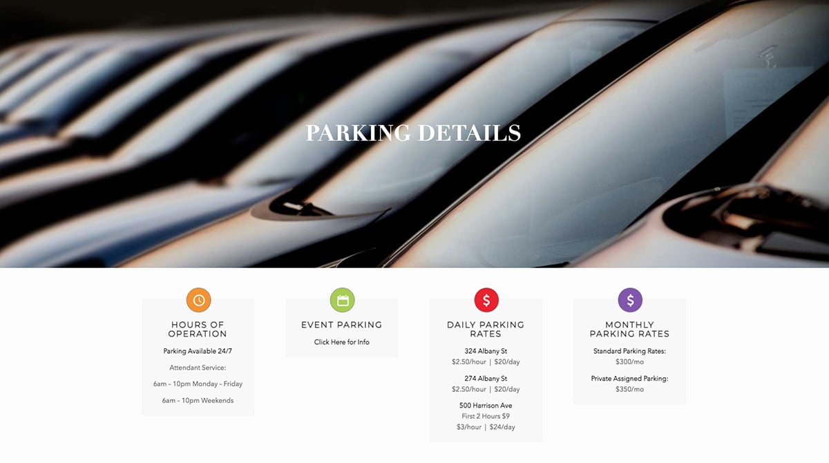  Laidlaw Group websites of 2020 - GTI Properties Parking 